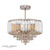 Laura Ashley Lighting Vienna 3 Light Antique Brass with Champagne Crystals Semi Flush Ceiling Light 