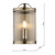 Laura Ashley Lighting Harrington Antique Brass and Glass Wall Light 