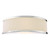 Dar Lighting Alvaro Polished Chrome with Ivory Shade Wall Light 