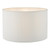 Dar Lighting Bidella White Linen Drum 32cm Shade Only 