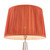 Dar Lighting Zeena Pink Fabric Empire 40cm Shade Only 