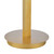 Dar Lighting Tauri Matt Gold with Opal Glass Diffuser Table Lamp 