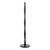 Sierra Black with Grey Shade Floor Lamp