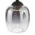 Dar Lighting Ramona 5 Light Matt Black with Smoked Ombre Glass LED Bar Pendant Light 
