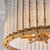 Endon Lighting Ronola 6 Light Matt Gold with Crystal Diffuser Pendant Light 