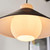 Endon Lighting Tokyo Matt Black with Matt White Glass Shade Pendant Light 