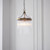 Marietta Antique Brass and Clear Glass Rods Pendant Light
