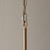 Endon Lighting Santiago 5 Light Brushed Aged Brass Fitting Only Pendant Light 