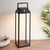 Endon Lighting Linterna Black with White Diffuser 45cm IP44 Touch Table Lamp 