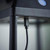 Endon Lighting Linterna Black with White Diffuser 45cm IP44 Touch Table Lamp 