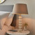 Endon Lighting Annabelle & Cici Brushed Gold with Grey Shade Table Lamp 