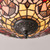 Endon Lighting Dimple 3 Light Polished Chrome with Smokey Mirror Shades Semi Flush Ceiling Light 
