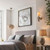 Endon Lighting Delphine Silver Leaf Layered Leaves with White Shade Table Lamp 