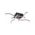 Leuchten Direkt WAVE 4 Light Black Square Ceiling Light - Clearance 