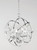 Franklite Zany 4 Light Modern Chrome Pendant Light 