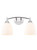 Franklite Emmy 2 Light Chrome with Satin Opal Shade Wall Light 