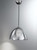 Franklite Vetross Satin Nickel with Silver Shade 35cm Pendant Light 