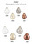 Franklite Perry Galaxy 3 Light Satin Nickel Fitting Only Cluster Pendant Light 