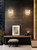 Franklite Icicle 2 Light Aged Brass with Ice Cubed Panels Wall Light 