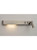 Franklite Austen 2 Light Satin Nickel Bracket with Adjustable Reading LED Left Wall Light 