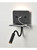 Franklite Luca LED 2 Light Matt Black with USB Port and Shelf Adjustable Reading LED Wall Light 