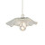 Oaks Lighting Chur Clear Glass Petal Easy Fit Pendant Light 