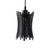 Oaks Lighting Navenby Black Easy Fit Pendant Light 