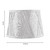 Oaks Lighting Gathered Mocha 25cm Shade Only 