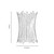 Oaks Lighting Navenby Silver Easy Fit Shade Only
