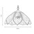 Oaks Lighting Orsino Smokey Honey and Ruby Red Tiffany Shade Pendant Light 