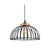 Oaks Lighting Pori Black 38cm Easy Fit Shade Only