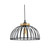 Oaks Lighting Pori Black 38cm Easy Fit Pendant Light 