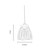 Oaks Lighting Pori Black 18cm Easy Fit Shade Only