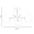 Oaks Lighting Flaxton 5 Light Satin Nickel with Opal Diffuser Semi Flush Ceiling Light 