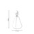 Oaks Lighting Walton Walnut Geometric Base Only Table Lamp 