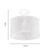 Oaks Lighting Havelock Black and Wood Semi Flush Ceiling Light 