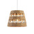 Oaks Lighting Craco Black with Natural Wood Easy Fit Pendant Light 