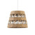 Oaks Lighting Craco Black with Natural Wood Easy Fit Pendant Light 