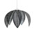 Oaks Lighting Palm Black Leaves Easy Fit Pendant Light 