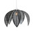 Oaks Lighting Palm Black Leaves Easy Fit Pendant Light 