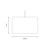 Oaks Lighting Straight Earl Grey 35cm Drum Shade Only 