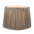Laura Ashley Lighting Hemsley Pleated Charcoal Silk Shade Only - Clearance 