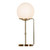 Searchlight Sphere Antique Brass with Opal Glass Shades Table Lamp - Clearance 