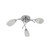 Searchlight Opera 3 Light Chrome with Opal Glass Flush Ceiling Light - Clearance  Searchlight Opera 3 Light Chrome with Opal Glass Flush Ceiling Light - Clearance