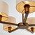Endon Lighting Daley 5 Light Antique Bronze with Marble Faux Shades Pendant Light - Clearance 