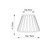 Endon Lighting Carla 6 Inch Cream Cotton Box Pleat Shade Only - Clearance 