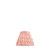 Endon Lighting Ripple Coral Pink Tapered 16cm Shade Only - Clearance 
