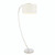 Endon Lighting Josephine Bright Nickel with Vintage White Shade Floor Lamp - Clearance 