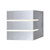 Cacheta Stainless Steel & Opal LED IP44 Outdoor Wall Light