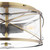 Laura Ashley Lighting Beckworth 3 Light Antique Brass with Clear Diffuser Flush Ceiling Light 